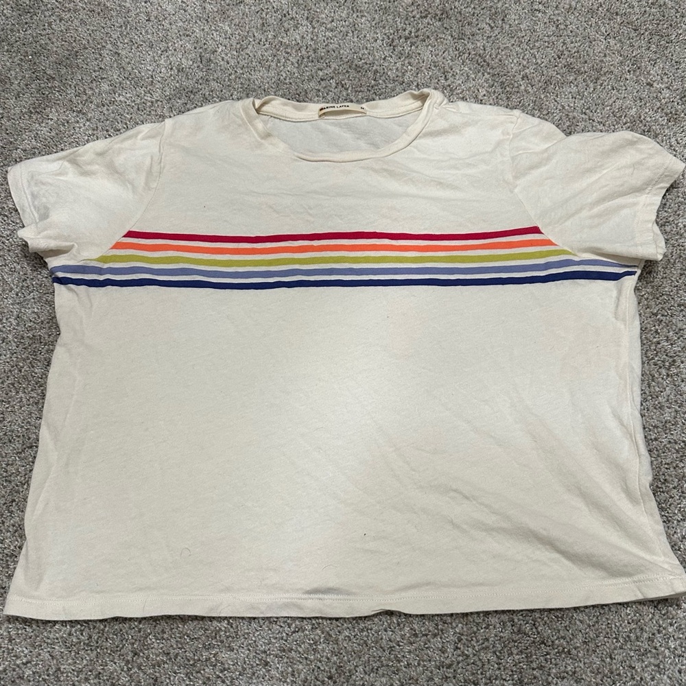 Marine Layer cropped tee